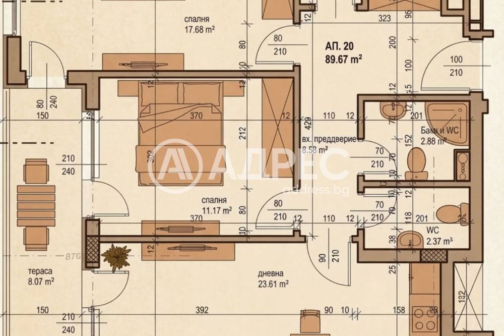 Продава 3-СТАЕН, гр. София, Зона Б-19