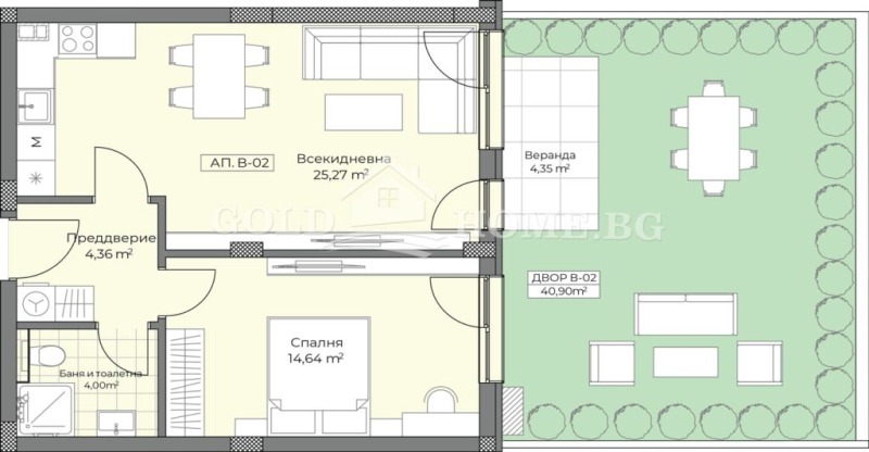 Продава 2-СТАЕН, гр. Пловдив, Остромила, снимка 5 - Aпартаменти - 46914906