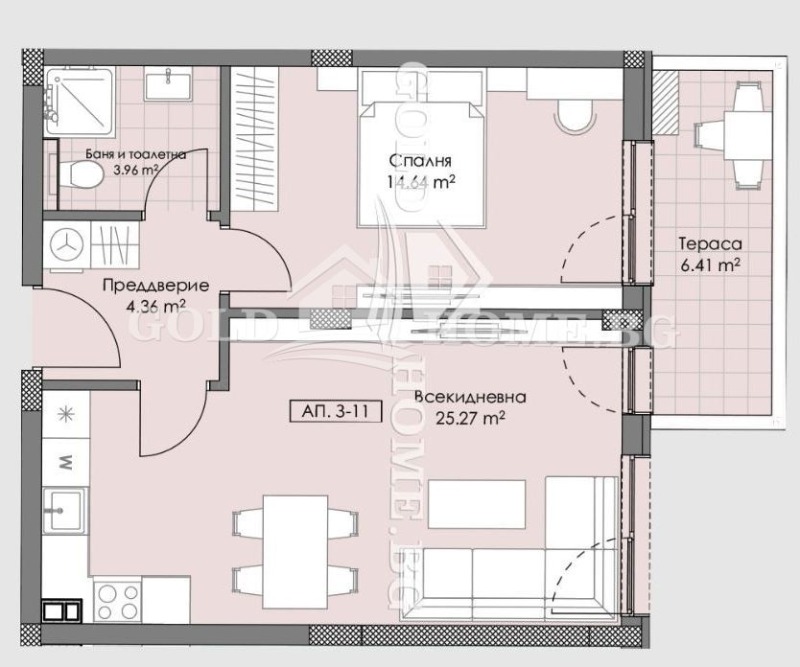 Продава 2-СТАЕН, гр. Пловдив, Остромила, снимка 14 - Aпартаменти - 46914906