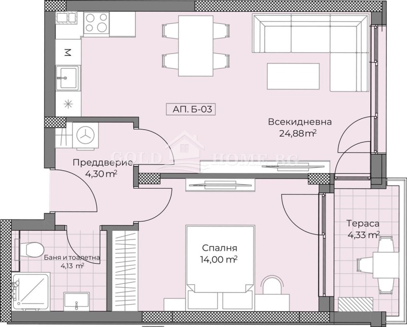 Till salu  1 sovrum Plovdiv , Ostromila , 70 kvm | 92713489 - bild [2]