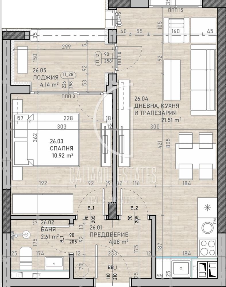 À vendre  1 chambre Sofia , Souhata reka , 64 m² | 29614548 - image [2]