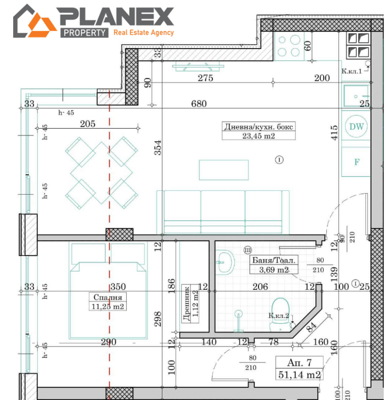 Продава  2-стаен град Варна , м-т Сотира , 59 кв.м | 49173658 - изображение [2]