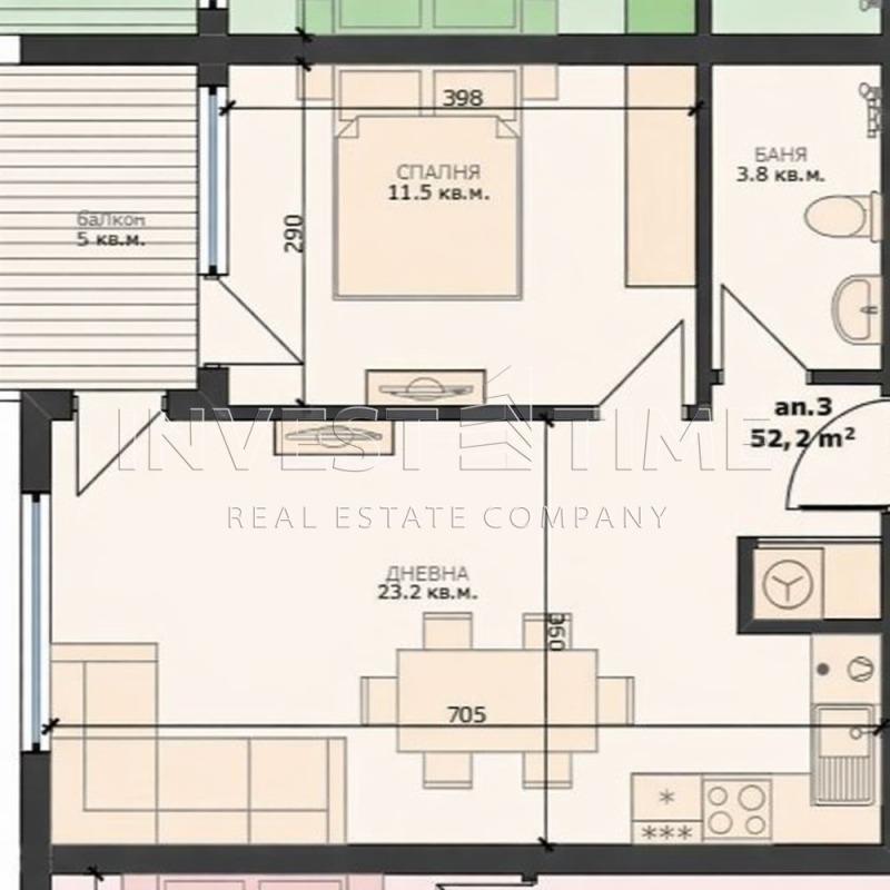 Продава 2-СТАЕН, гр. Варна, Погреби