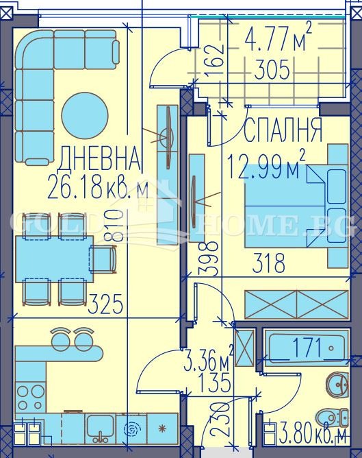 Продава 2-СТАЕН, гр. Пловдив, Каменица 2, снимка 2 - Апартаменти - 54822088