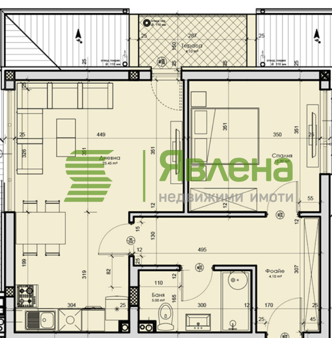 Продава  2-стаен, град Стара Загора, Железник - център • 70 000 EUR • ID 89462556 — holmes.bg - [1] 