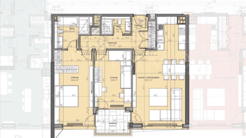 De vânzare  2 dormitoare Sofia , Dianabad , 127 mp | 28299134 - imagine [17]