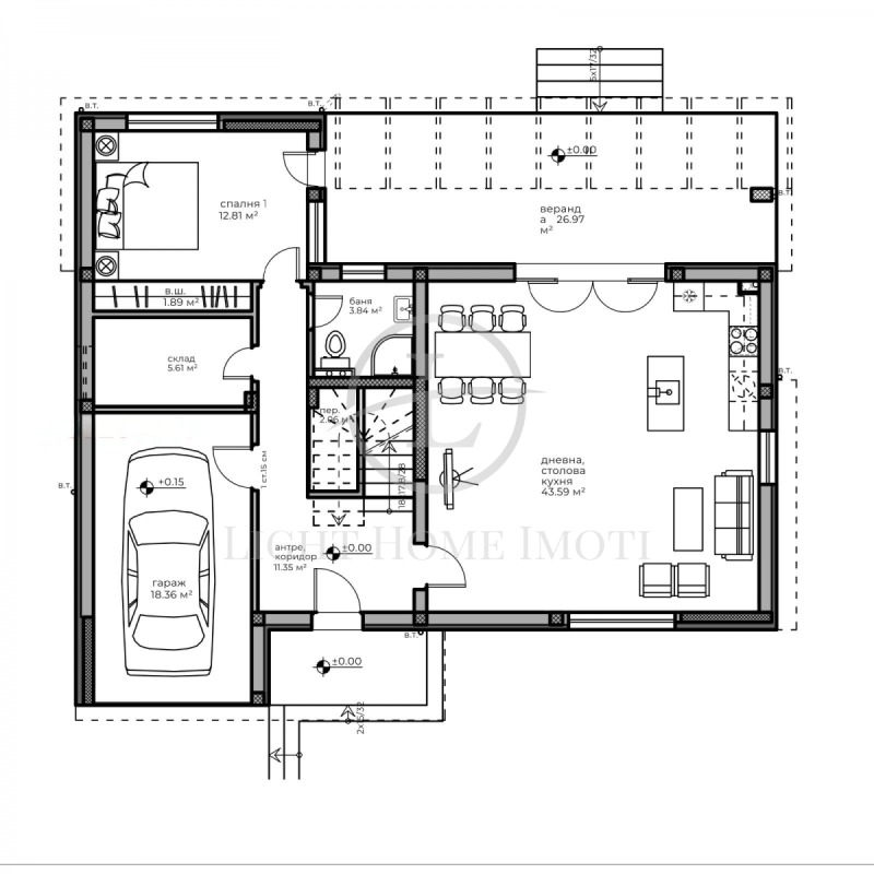 Продава КЪЩА, с. Марково, област Пловдив, снимка 4 - Къщи - 52408178