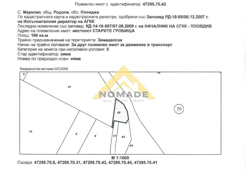 Продава  Парцел област Пловдив , с. Марково , 4000 кв.м | 64482128 - изображение [2]