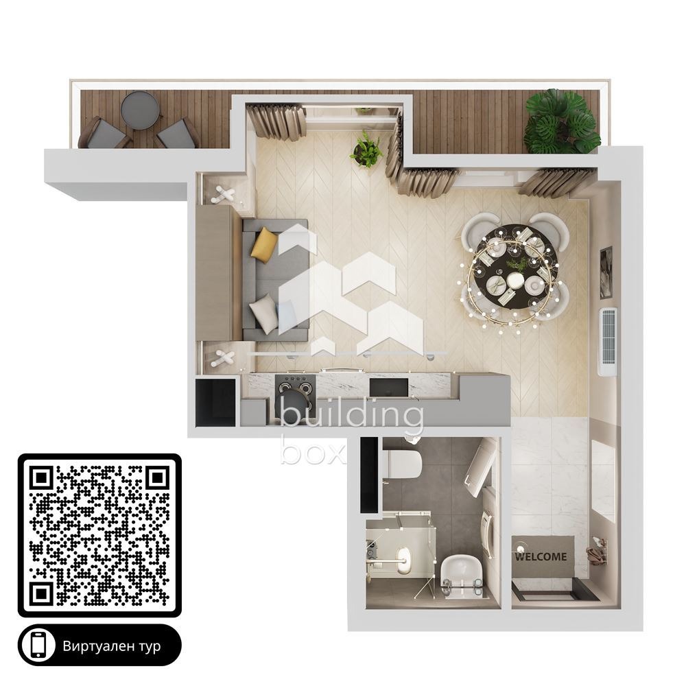 Продава 1-СТАЕН, гр. Варна, Трошево, снимка 6 - Апартаменти - 53975076