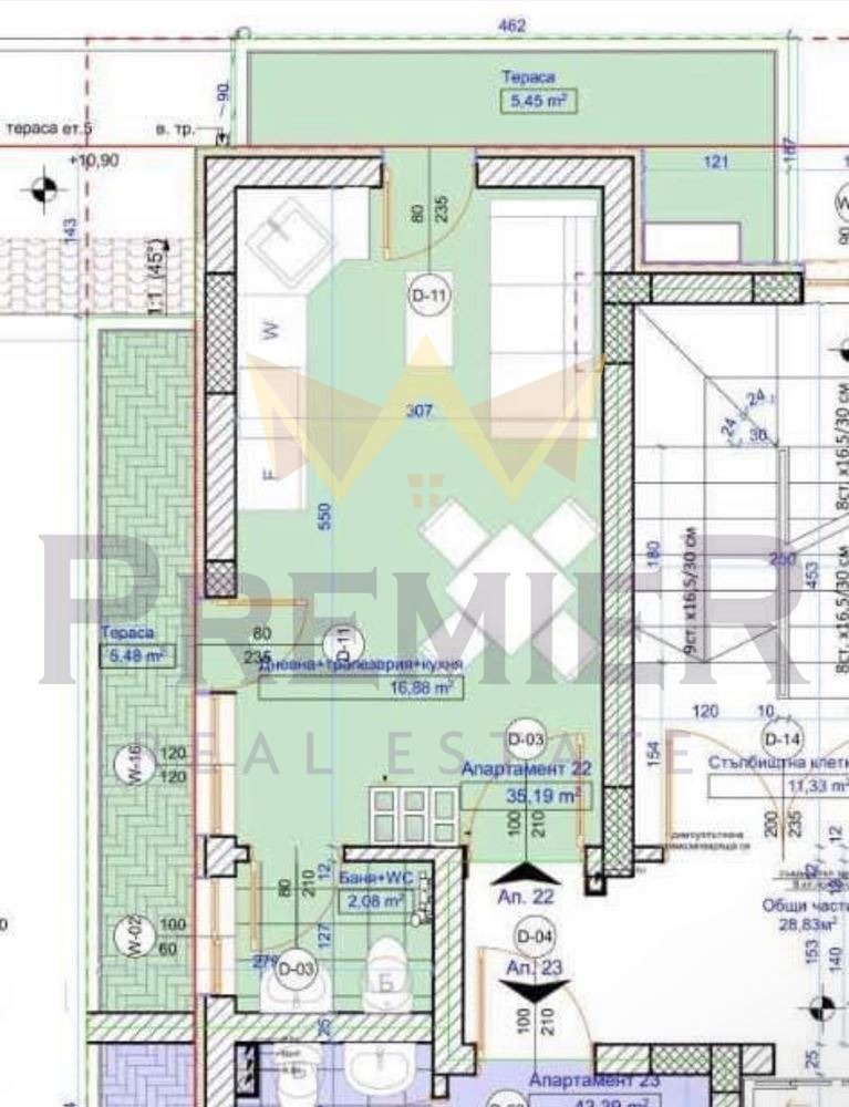 À vendre  Studio Varna , Pogrebi , 43 m² | 98542125