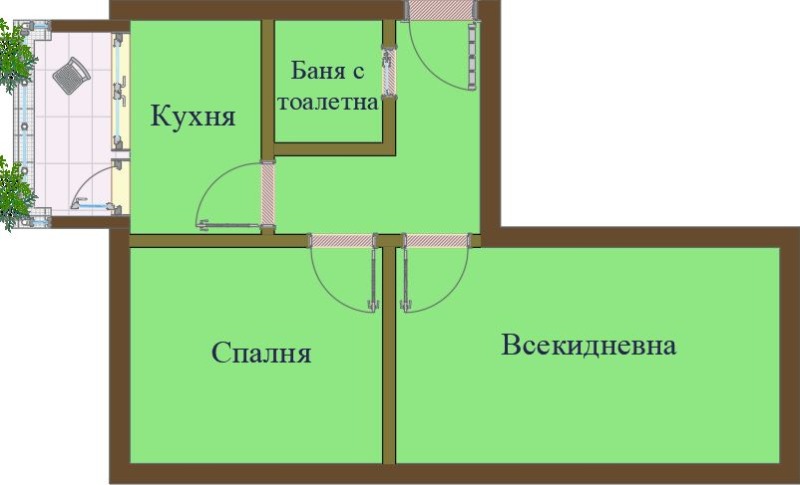 Продава 2-СТАЕН, гр. София, Лагера, снимка 1 - Aпартаменти - 48260385