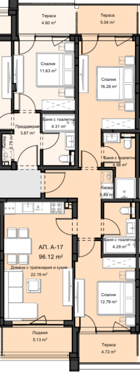 Satılık  2 yatak odası Plovdiv , Ostromila , 107 metrekare | 94873680 - görüntü [3]