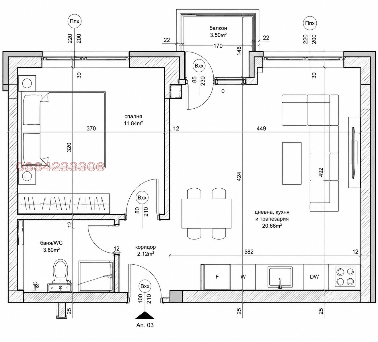 Продава 2-СТАЕН, гр. Варна, Кайсиева градина, снимка 2 - Апартаменти - 55987199