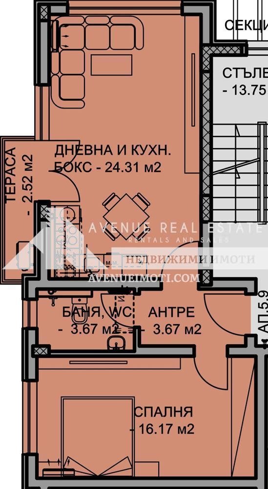 Продава  2-стаен град Пловдив , Остромила , 73 кв.м | 25563831 - изображение [2]