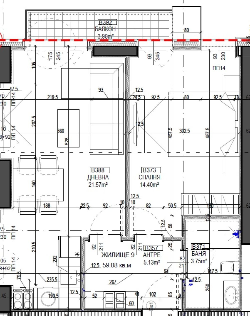 Продава 2-СТАЕН, гр. София, Център, снимка 4 - Апартаменти - 54122919