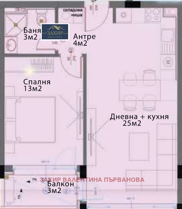 Продава  2-стаен град София , Модерно предградие , 67 кв.м | 25441162 - изображение [2]