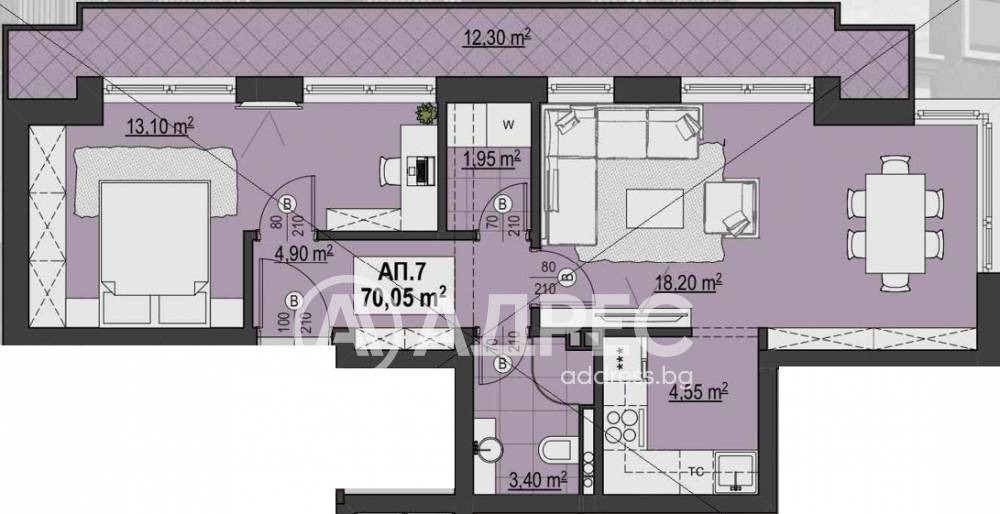 Продава 2-СТАЕН, гр. София, Център, снимка 4 - Апартаменти - 53006470