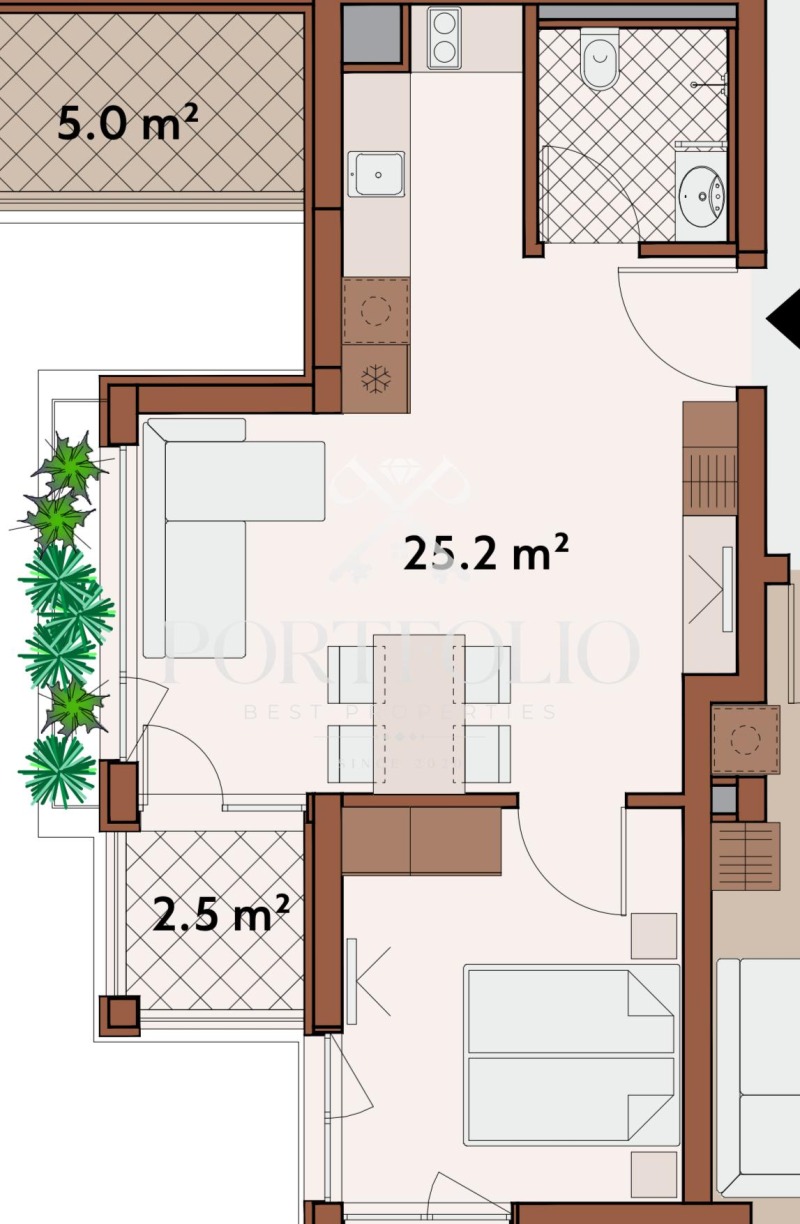 Продава  2-стаен област Бургас , гр. Созопол , 70 кв.м | 74206206 - изображение [2]