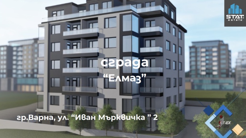Myytävänä  1 makuuhuone Varna , Vladislav Varnentšik 1 , 72 neliömetriä | 36272448