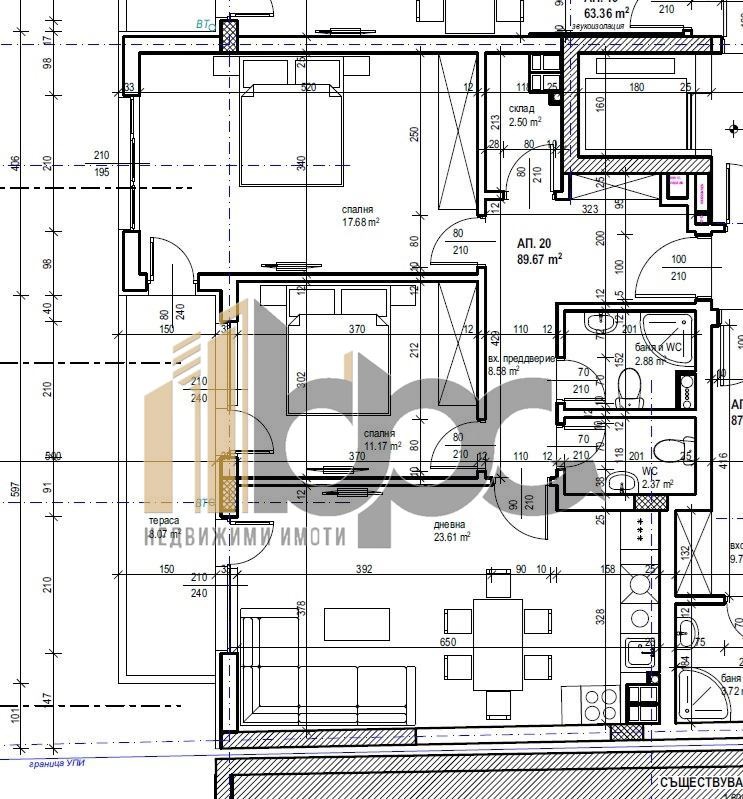 Продава 3-СТАЕН, гр. София, Зона Б-19, снимка 3 - Апартаменти - 52362170