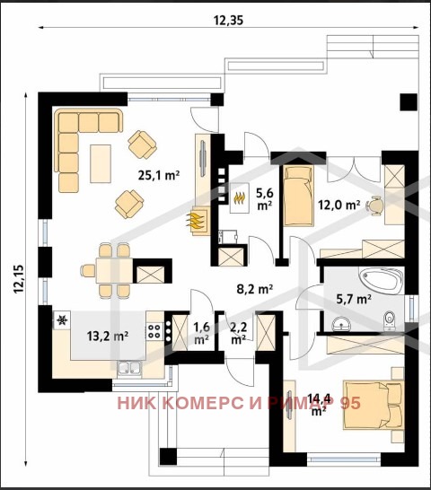 Προς πώληση  σπίτι περιοχή Σόφια , Γυρμαζοβο , 95 τ.μ | 63546799 - εικόνα [8]
