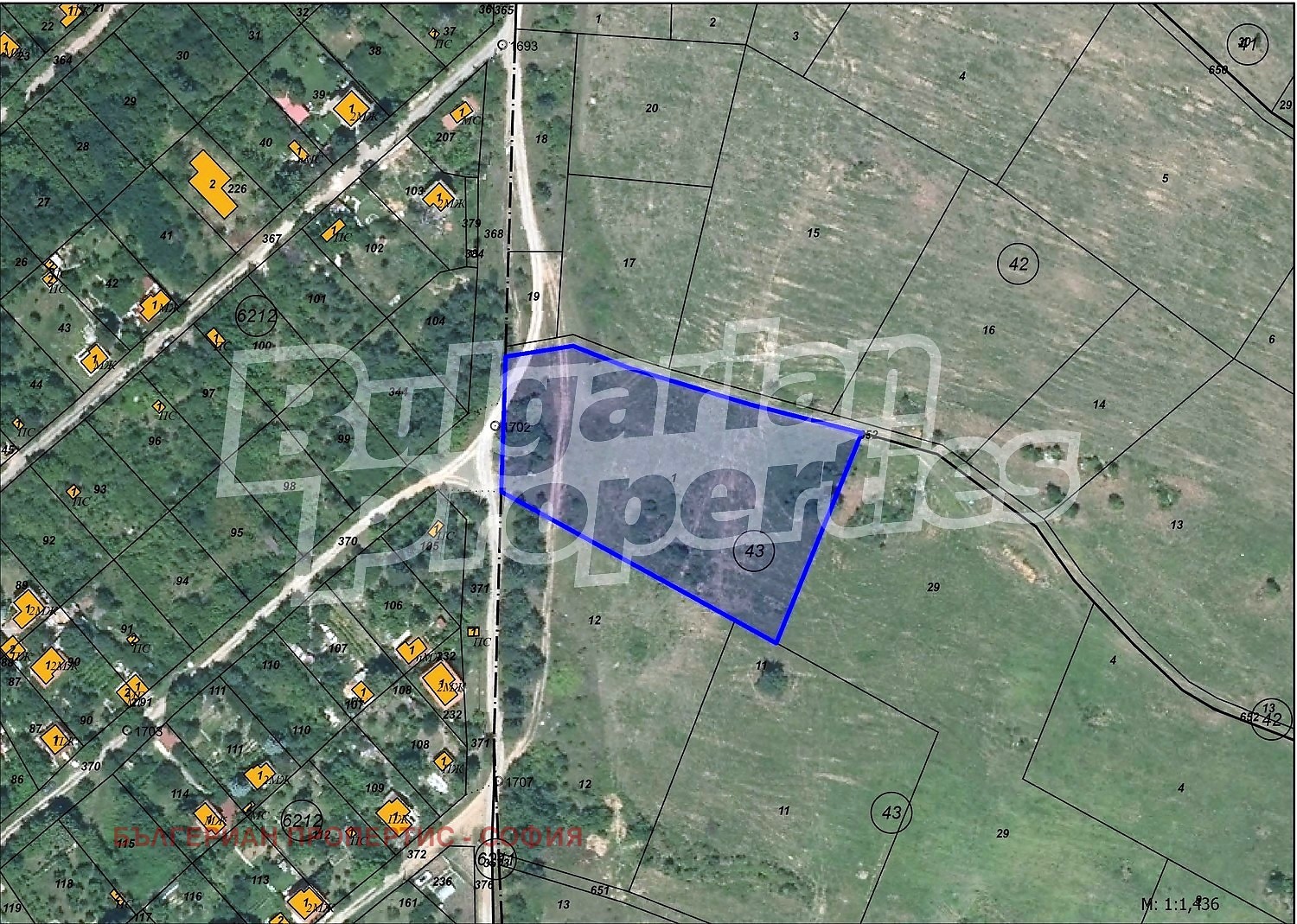 Продава ПАРЦЕЛ, с. Нови хан, област София област, снимка 3 - Парцели - 53674111