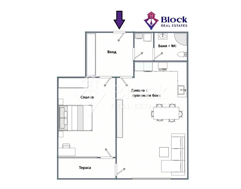 Na prodej  1 ložnice oblast Sofia , Pravec , 89 m2 | 79362685 - obraz [8]