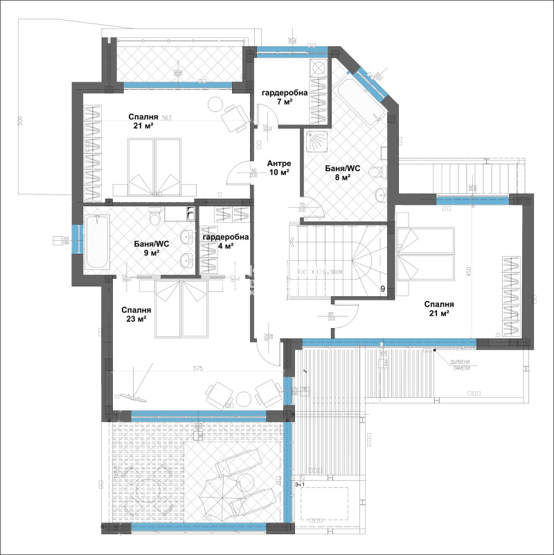 Продава КЪЩА, с. Марково, област Пловдив, снимка 8 - Къщи - 44542057