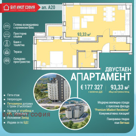 1 bedroom Mladost 4, Sofia 2