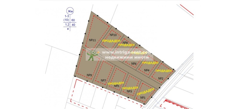 Til salg  Grund Haskovo , Mladezhki halm , 1293 kvm | 81613965