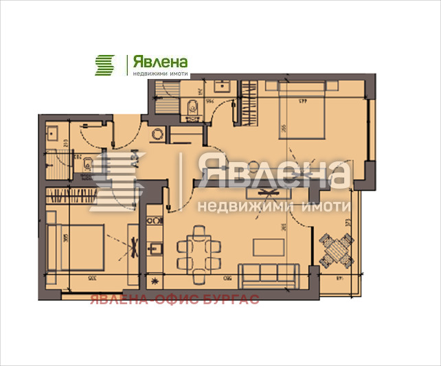 Продава 3-СТАЕН, гр. Бургас, Сарафово, снимка 3 - Aпартаменти - 47624635