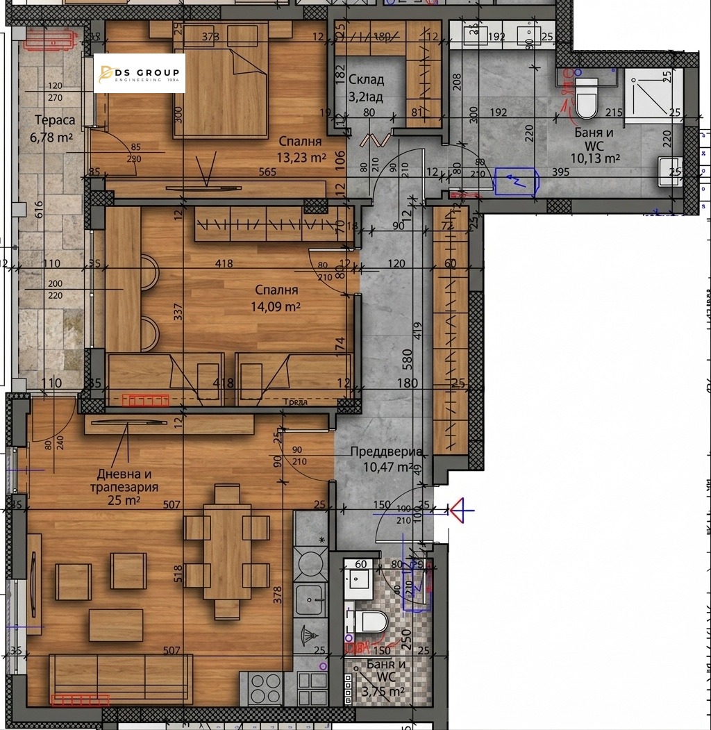 Продава 3-СТАЕН, гр. Пловдив, Остромила, снимка 14 - Апартаменти - 55439573