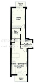 Продава 2-СТАЕН, гр. София, Зона Б-18, снимка 2