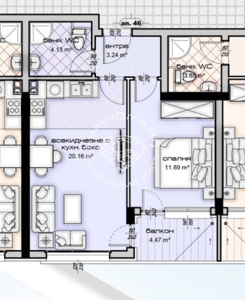 Продава 2-СТАЕН, гр. Варна, Кайсиева градина, снимка 2 - Апартаменти - 52156175