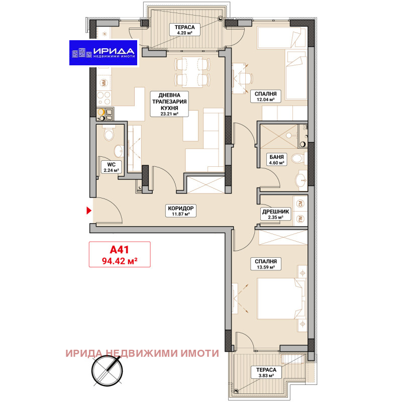 Продава 3-СТАЕН, гр. София, Младост 4, снимка 1 - Aпартаменти - 49261456