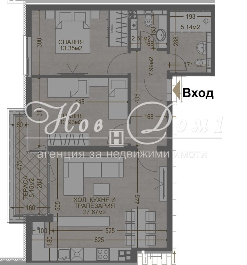 Продава 3-СТАЕН, гр. София, Манастирски ливади, снимка 11 - Апартаменти - 52732346