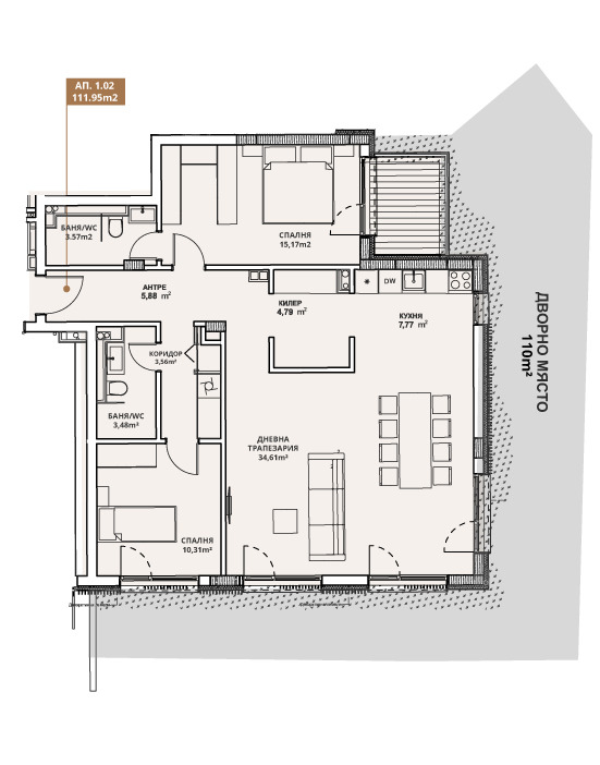 Продава 3-СТАЕН, гр. София, Павлово, снимка 7 - Апартаменти - 54214748