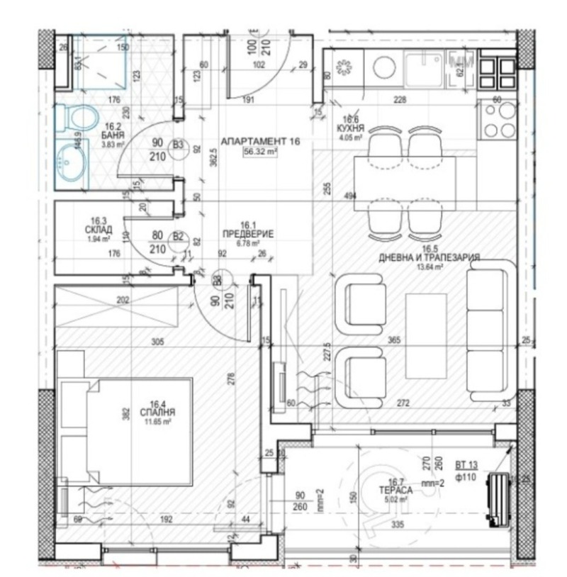 Продава 2-СТАЕН, гр. София, Полигона, снимка 3 - Апартаменти - 52394694