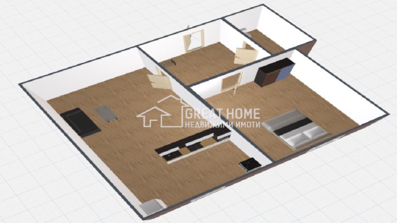 Продава 2-СТАЕН, гр. Търговище, Център, снимка 8 - Апартаменти - 52719154