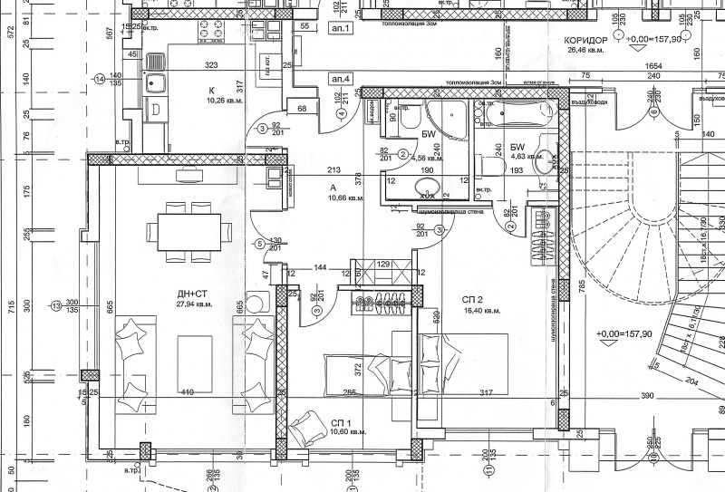 Продава  3-стаен град Пловдив , Тракия , 133 кв.м | 54303023 - изображение [2]