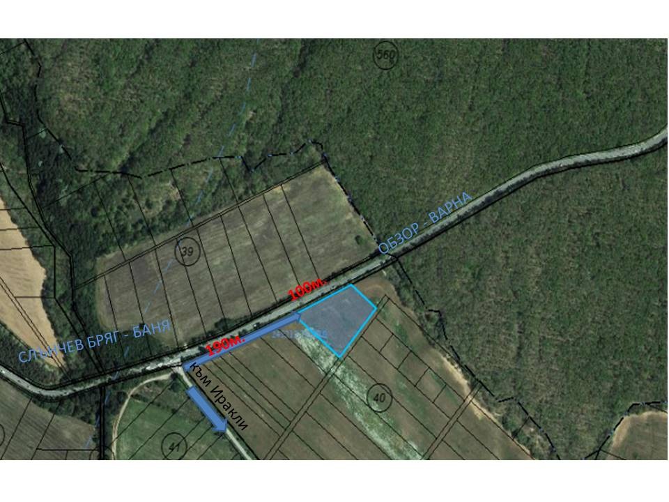 Продава ПАРЦЕЛ, гр. Обзор, област Бургас, снимка 2 - Парцели - 53674208