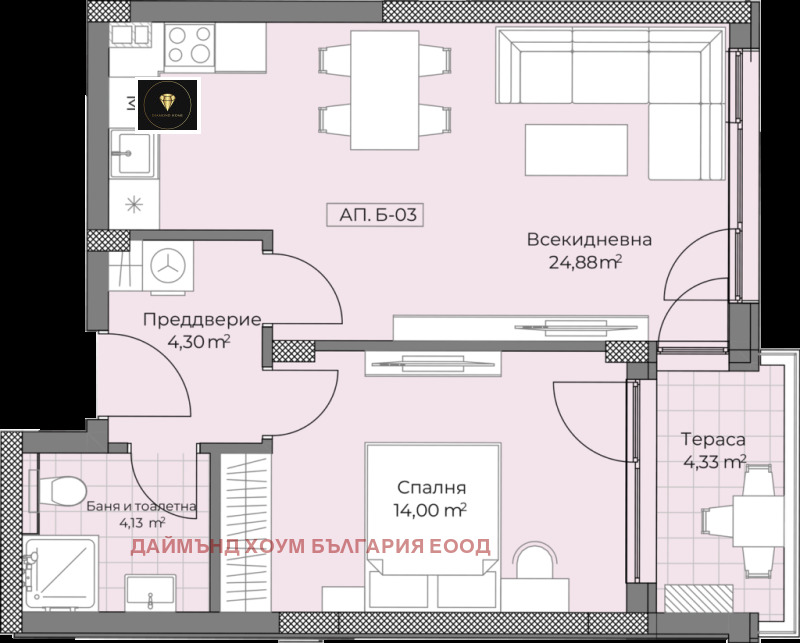 À venda  1 quarto Plovdiv , Ostromila , 70 m² | 55713432 - imagem [2]