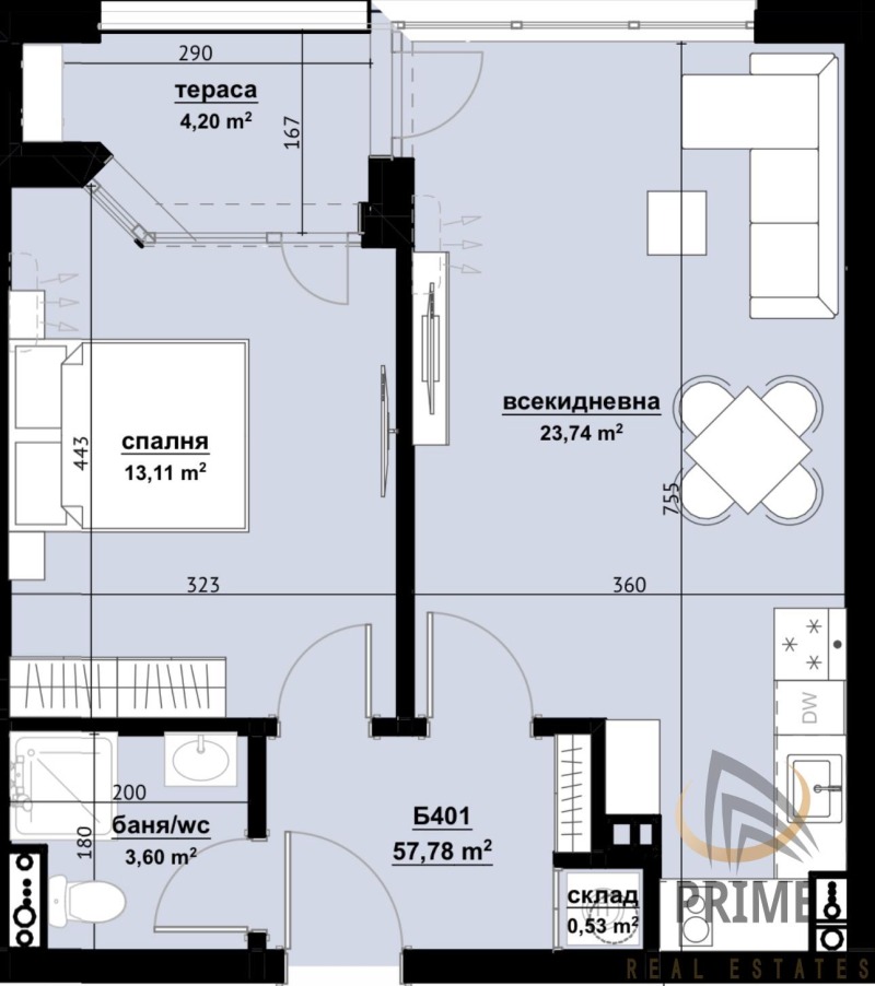 Продава 2-СТАЕН, гр. Бургас, област Бургас, снимка 15 - Апартаменти - 50562587