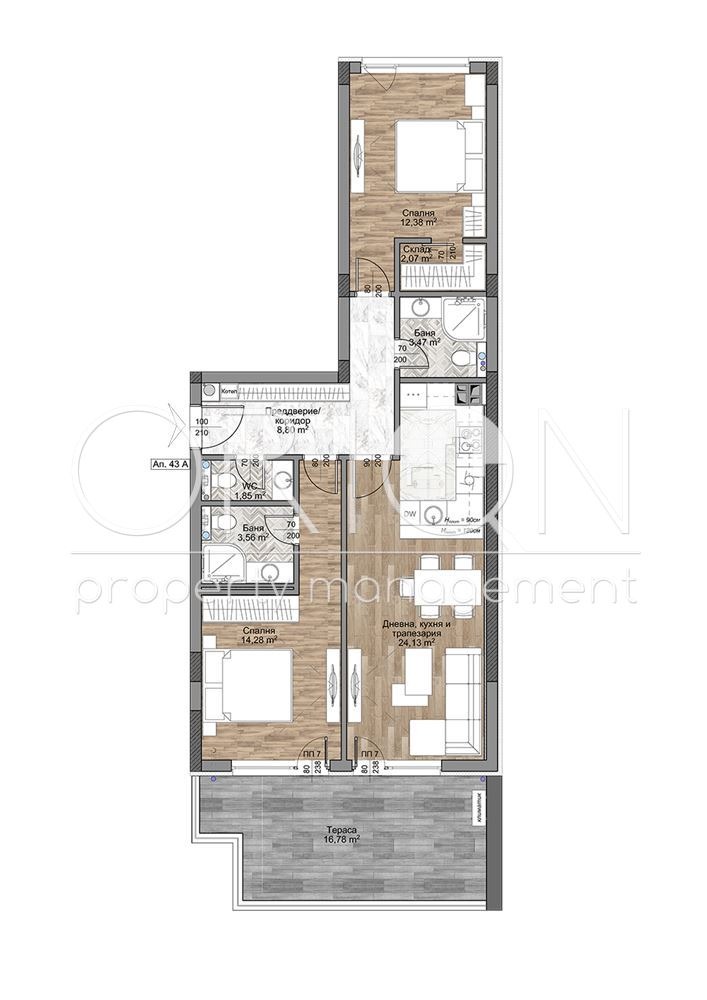 Zu verkaufen  2 Schlafzimmer Sofia , Mladost 4 , 118 qm | 30075111 - Bild [2]