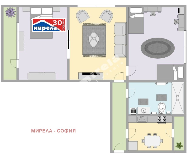 For Sale  2 bedroom Sofia , Lozenets , 80 sq.m | 66835574 - image [10]