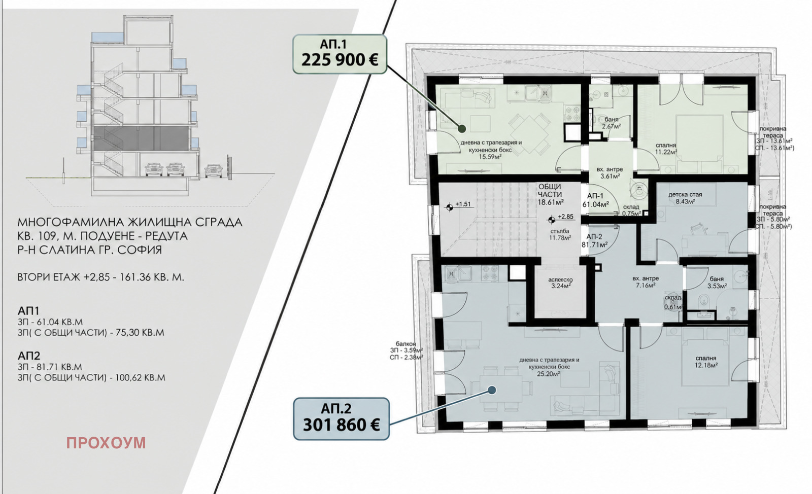 Продава 2-СТАЕН, гр. София, Редута, снимка 4 - Апартаменти - 56471572