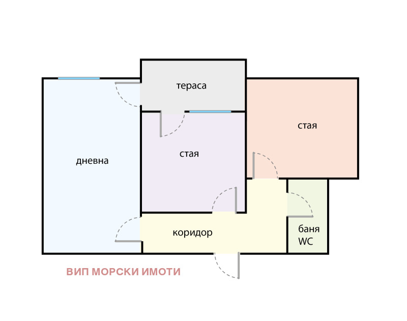 Продава 3-СТАЕН, гр. Бургас, Възраждане, снимка 4 - Апартаменти - 52406634