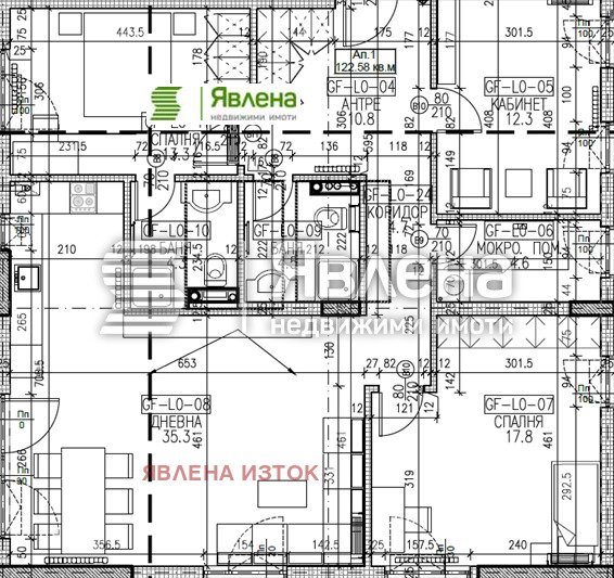 Продава  4-стаен, град София, м-т Камбаните •  303 600 EUR • ID 37304261 — holmes.bg - [1] 