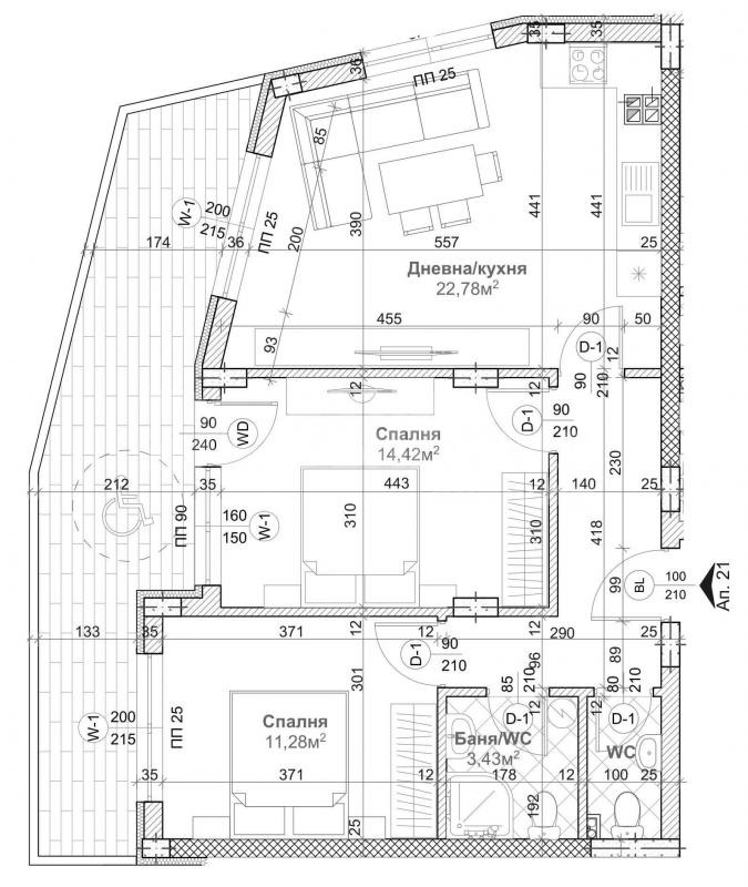 Продава 3-СТАЕН, гр. Варна, Левски 1, снимка 3 - Aпартаменти - 48135047