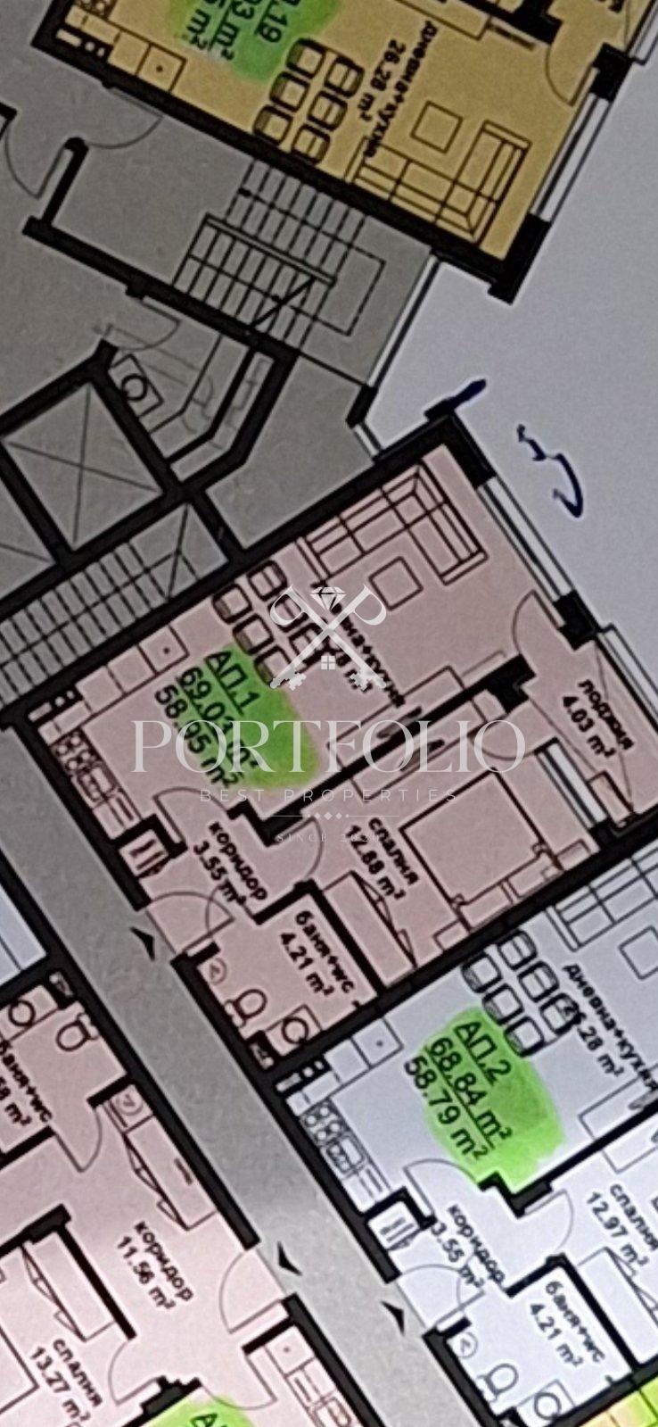 Till salu  1 sovrum Burgas , Slaveikov , 70 kvm | 36005371 - bild [2]